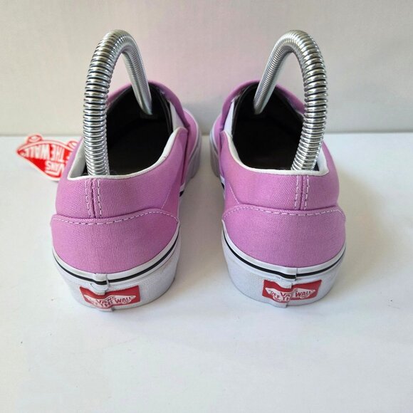Vans Shoes Womens 6.5 Pink Orchid Classic Slip On Sneakers NWOB - Picture 7 of 10